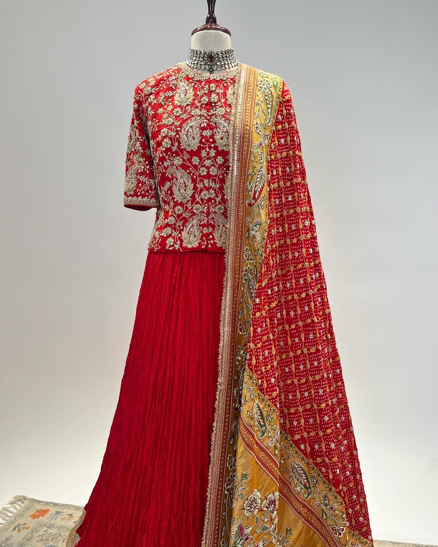 SHORT KOTI LEHENGA  ENSEMBLE