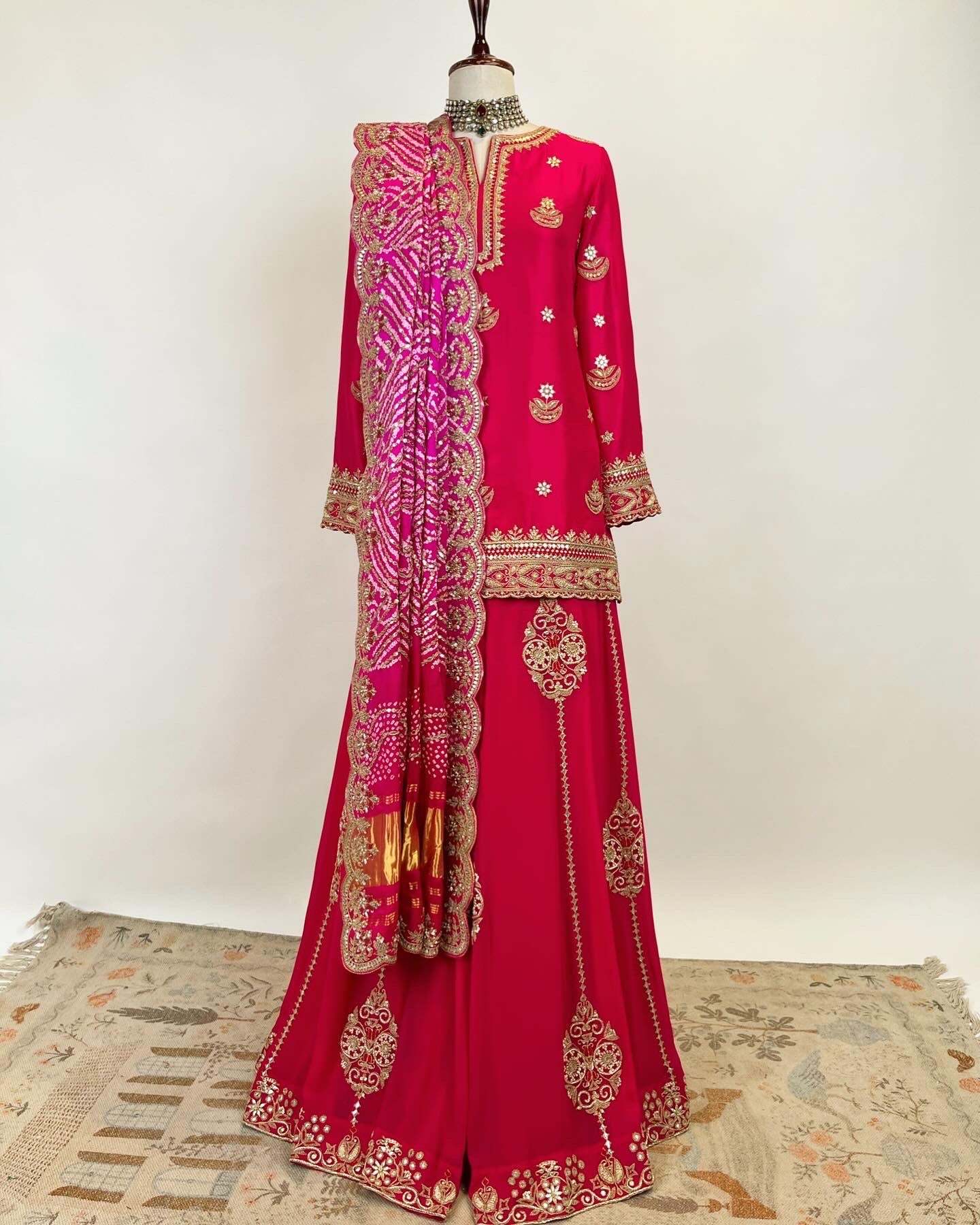 MARODI & GOTA WORK SHARARA ENSEMBLE