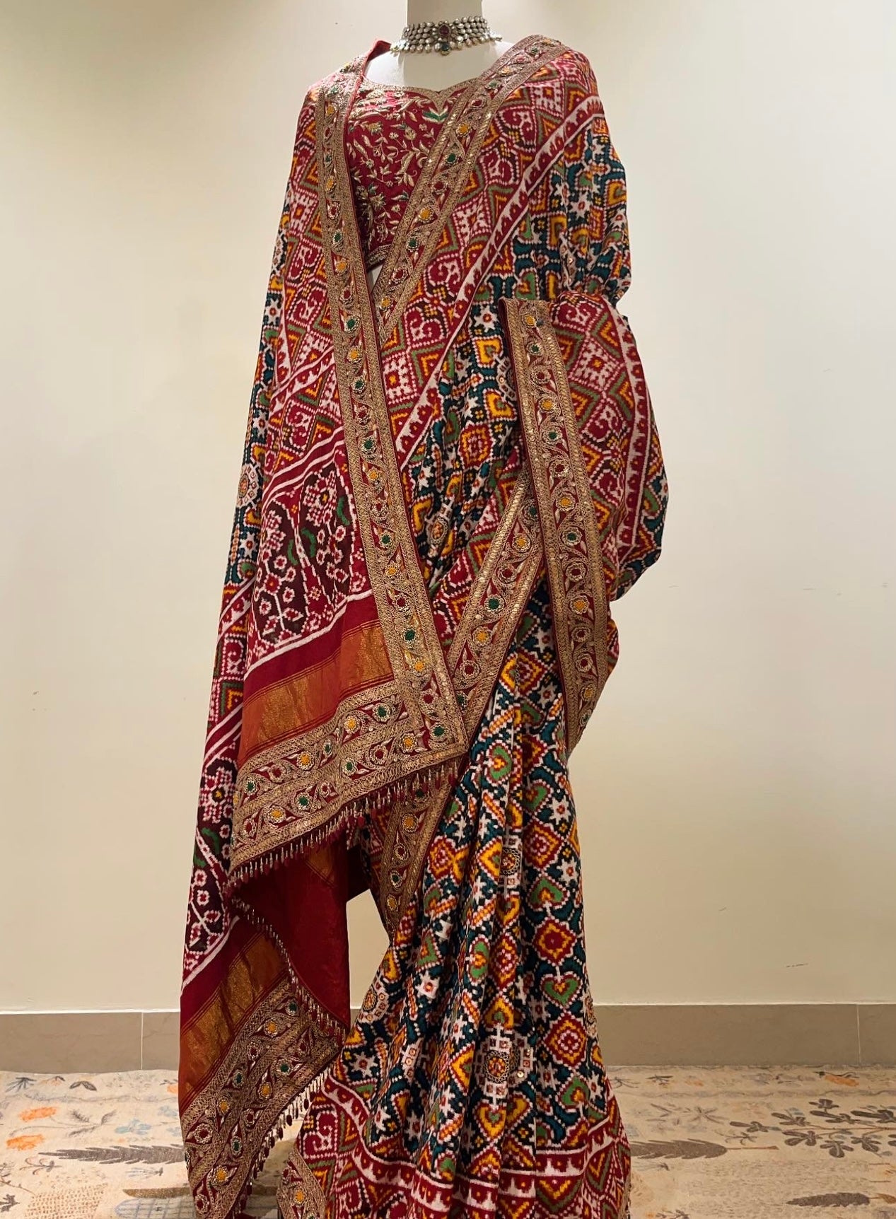 PURE DOUBLE IKAT PATOLA SAREE