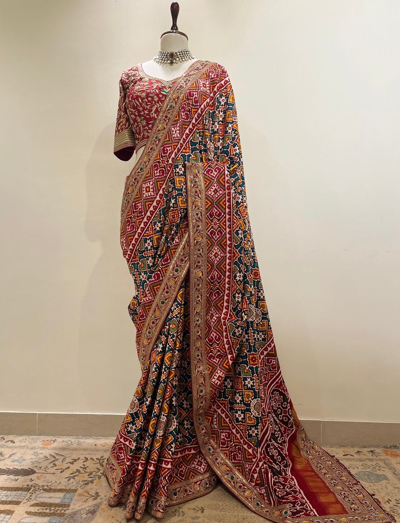 PURE DOUBLE IKAT PATOLA SAREE