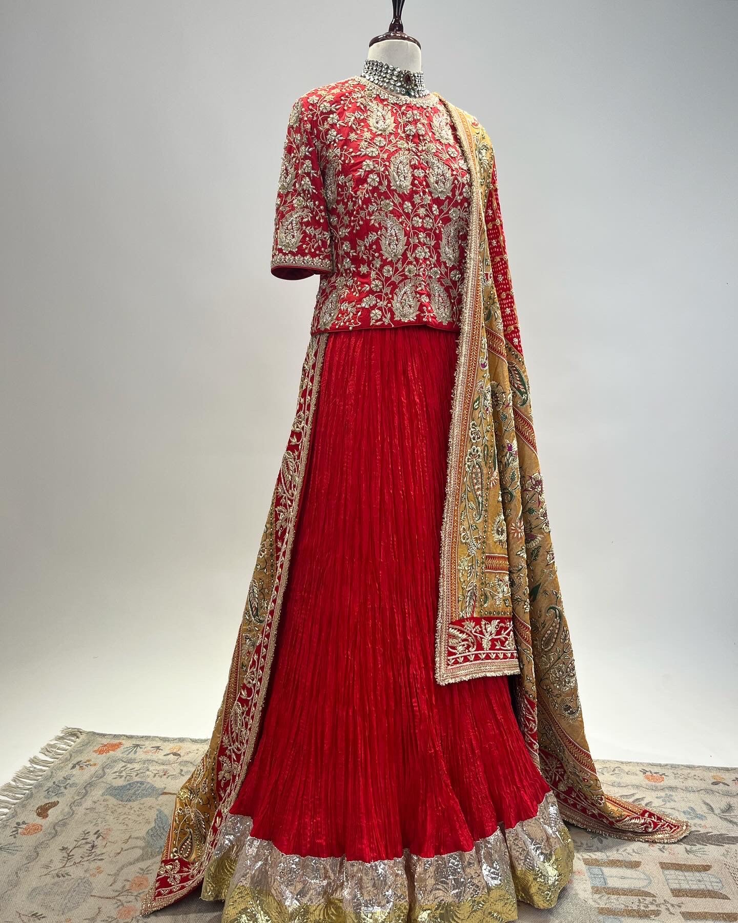 SHORT KOTI LEHENGA  ENSEMBLE